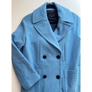 Club Monaco Italian Wool Double Breasted Pea Coat